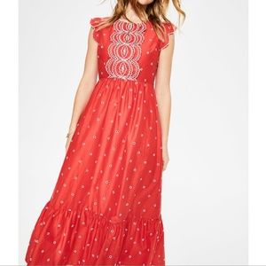 BODEN cotton eyelet midi/maxi Lucinda dress